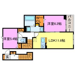 レアージュの物件間取画像